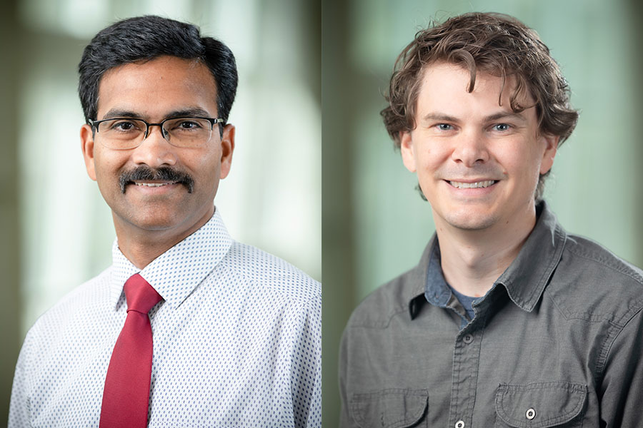 Babu Guda&comma; PhD&comma; and Jordan Rowley&comma; PhD