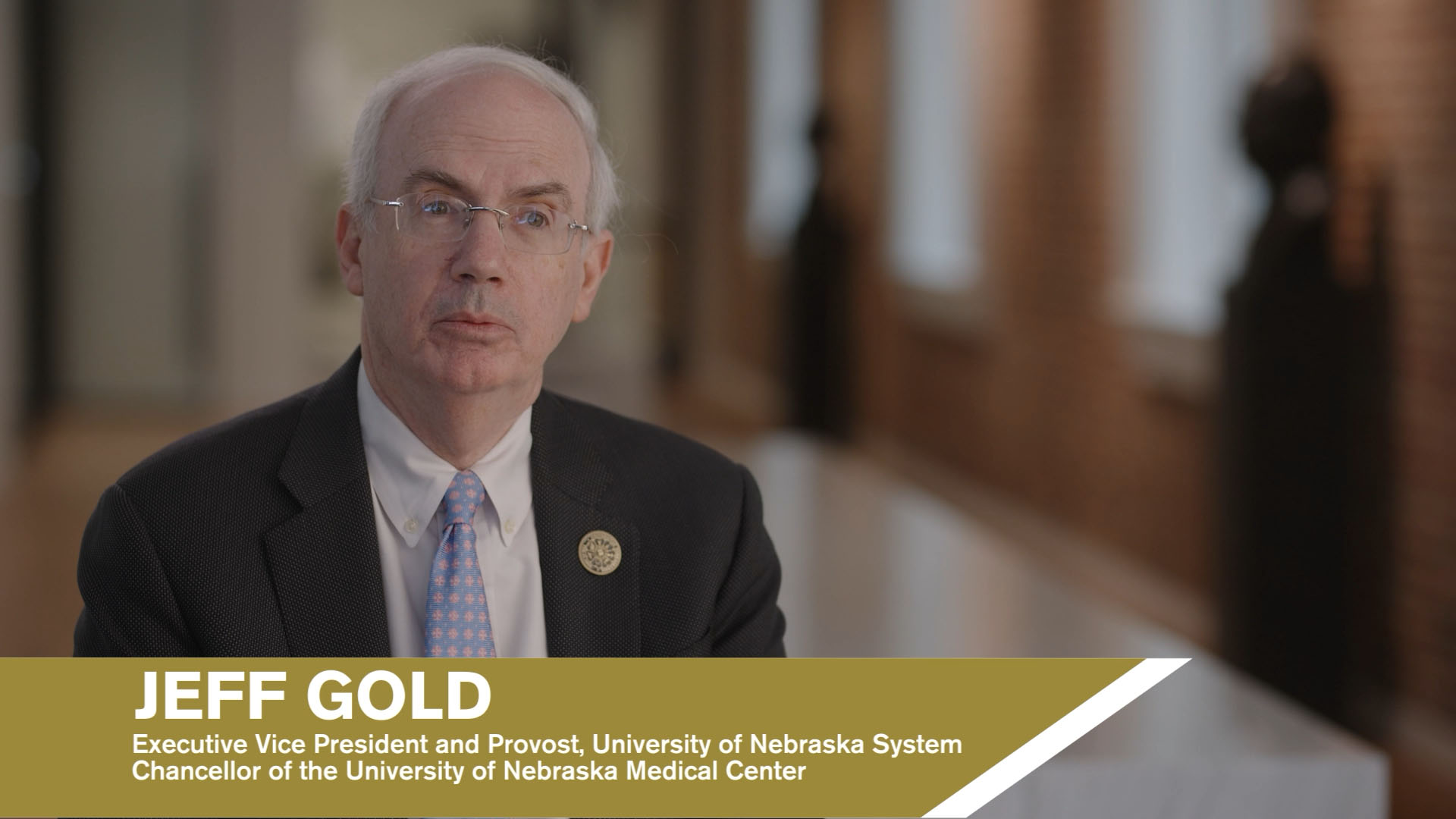 Jeffrey P&period; Gold&comma; MD&comma; UNMC Chancellor and executive vice president and provost for the University of Nebraska System