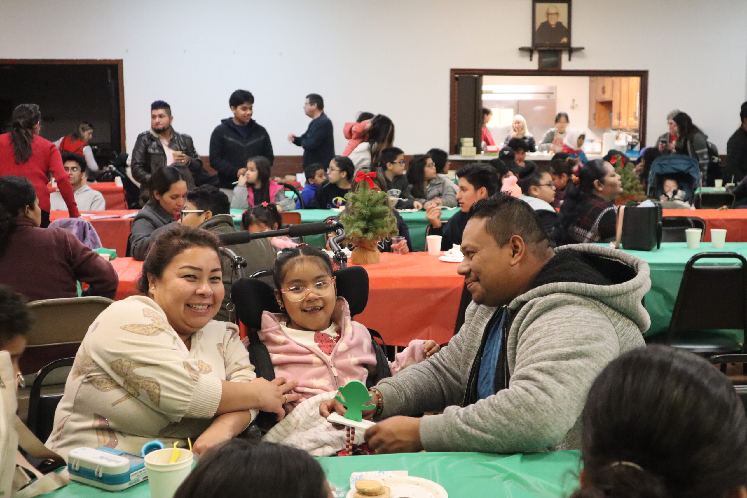 Families enjoyed sweets&comma; music and gifts during a holiday event hosted by Hispanic Little Angels&period;