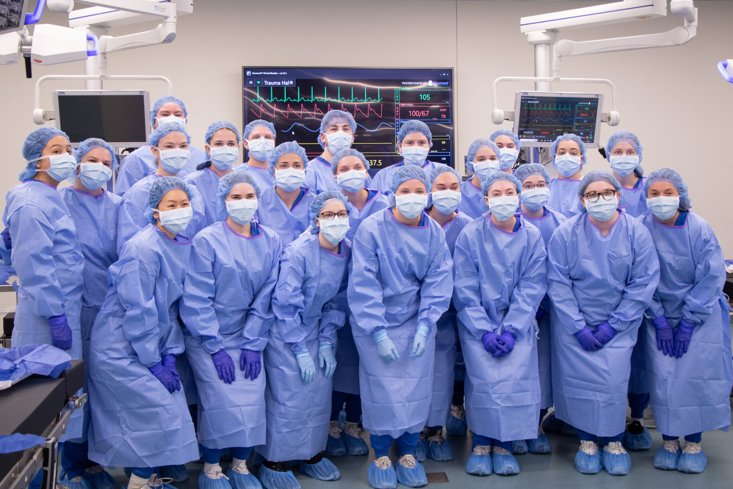 Dental hygiene students learn the importance of preventive care in