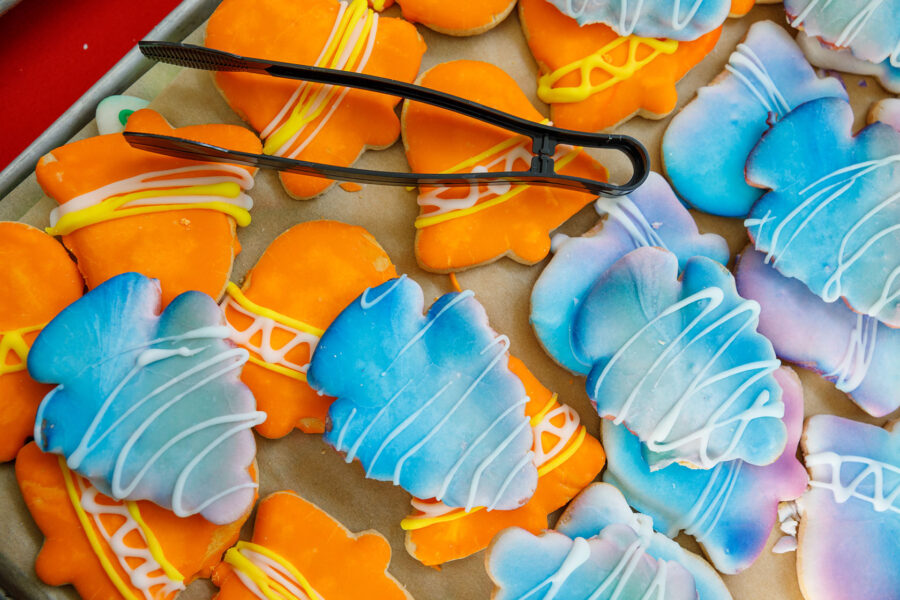 Cookies at the 2024 holiday tea