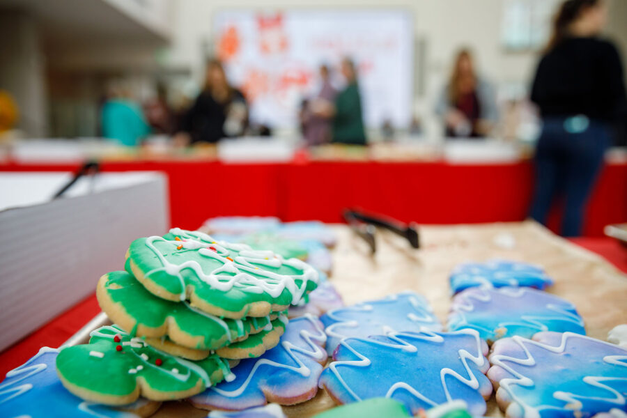 Cookies at the 2024 holiday tea