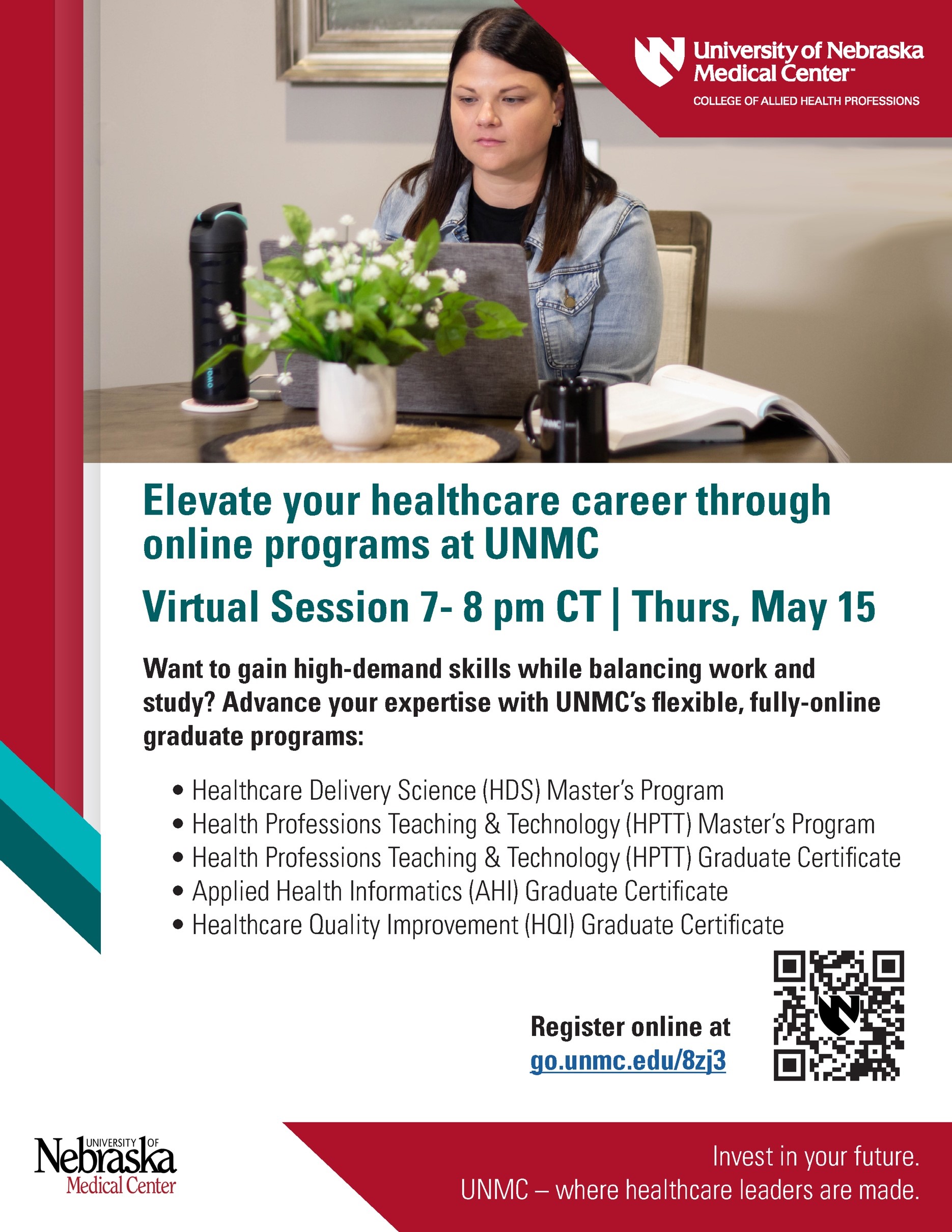 Virtual Information Session flier
