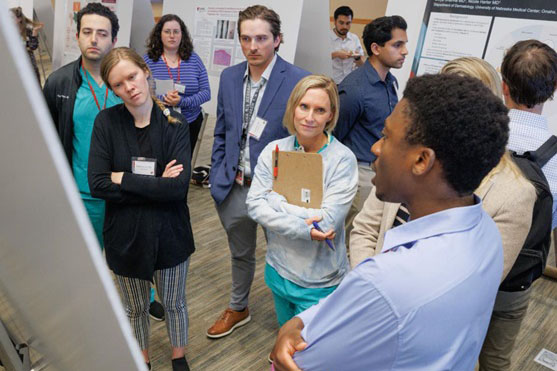 A presentation during the GME Research Symposium