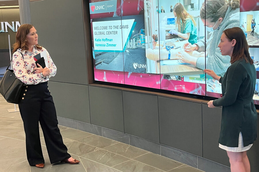 UNMC welcomes NU corporation secretary for tour