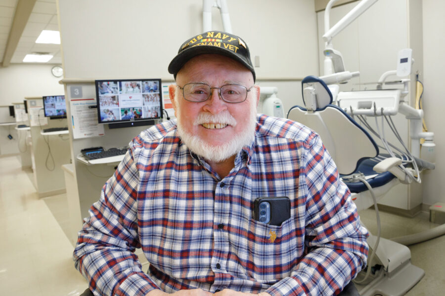 For nearly four decades, Navy veteran Ronald Catt has received dental care at the UNMC College of Dentistry.