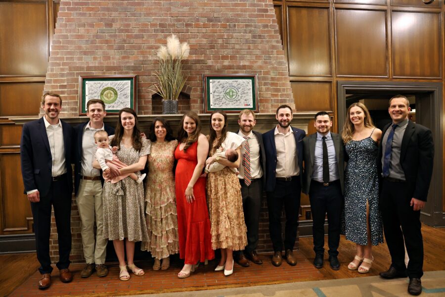 Resident class of 2025: Brett Guthmiller, DO, Paul Harding, MD, Blair Benton Mack, MD, Elizabeth Ternet-Rech, DO, Lauren Costello, MD, Jane Goodson, MD, Zachary Schell, MD, Jeremy Payne, MD, Gary LaCroix, MD, Taylor Ziegler, MD, Nathan Goergen, MD, PhD