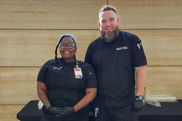 Big flavors, big win for two med center chefs