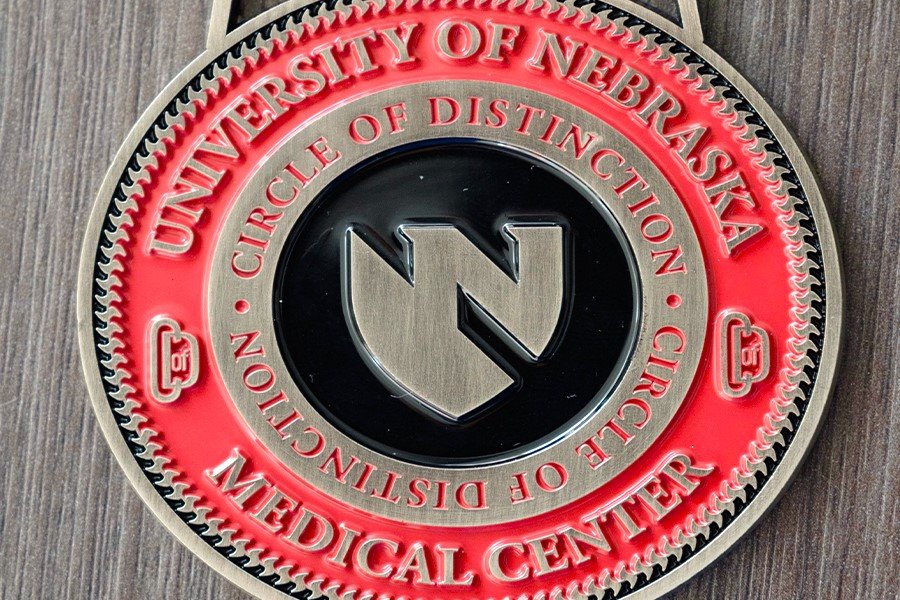 UNMC Circle of Distinction medal