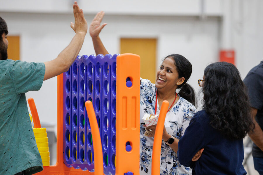 Employee appreciation event offers some fun over lunch