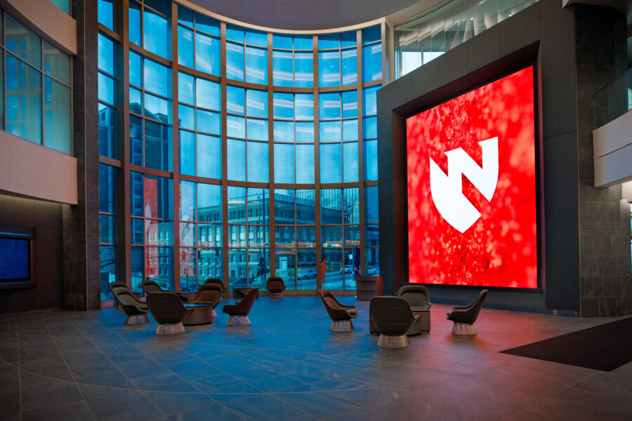 The NU Board of Regents will meet in the Dr&period; Edward and Sally Malashock Atrium at the Davis Global Center&period;
