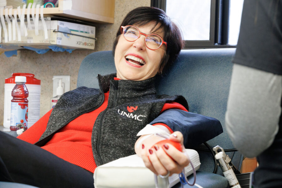 First-time blood donor urges: Join the team