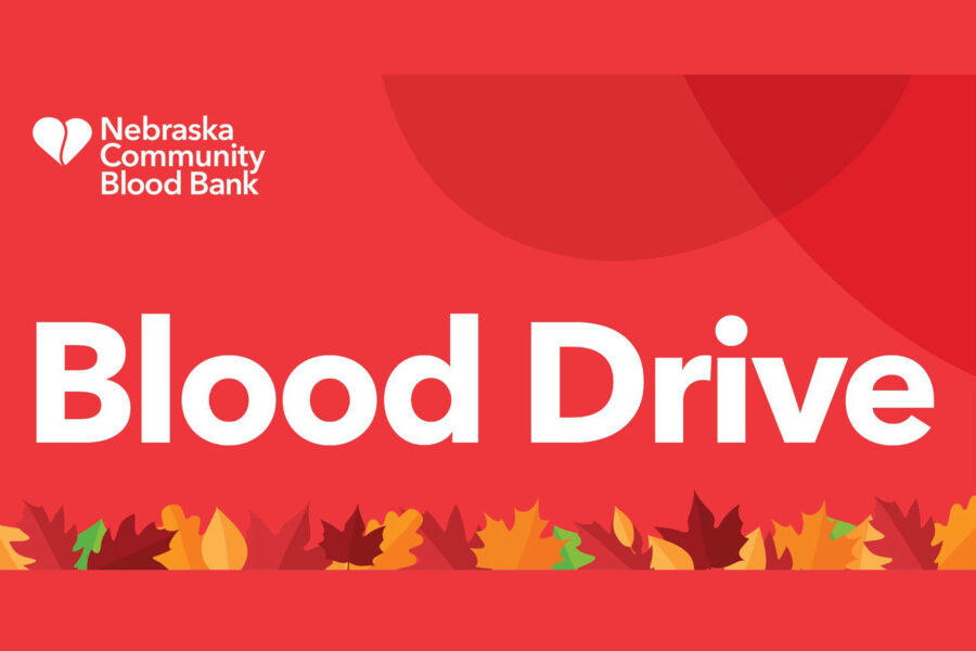 Promotional graphic that says Mobile Blood Drive