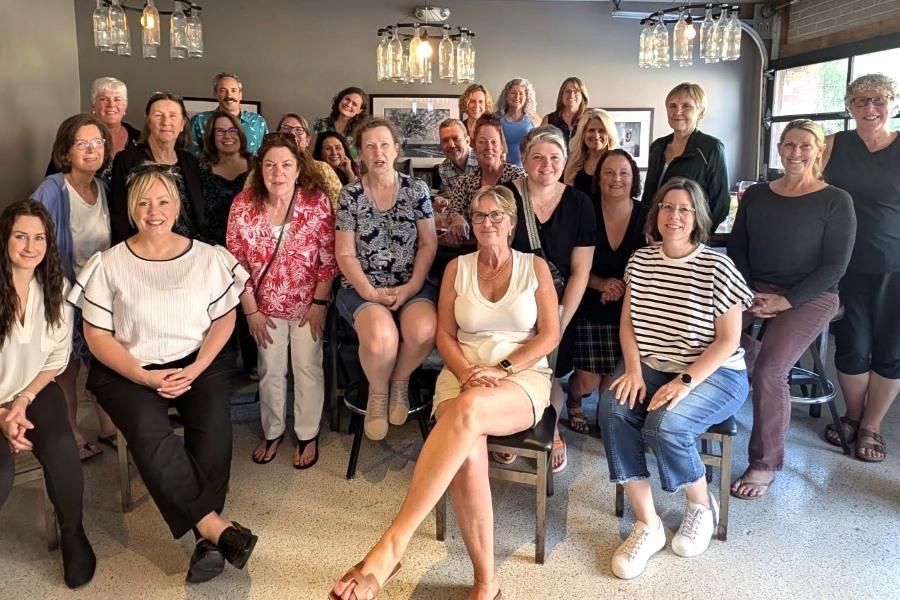 Group of genetic genealogists who gathered in Omaha in August to work with the Human DNA Identification Lab on cold cases