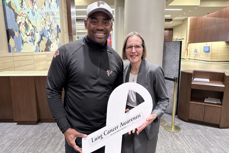 Draft visits UNMC on mission to turn loss into purpose