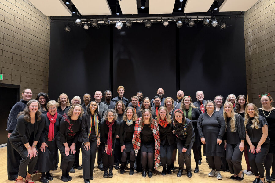 Group photo of the Nebraska Medical Choir