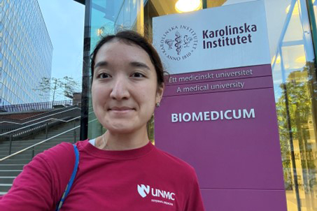 UNMC MD-PhD Program Scholar Nozima Aripova recently completed an external research rotation at the Karolinska Institute in Stockholm&comma; Sweden&period;