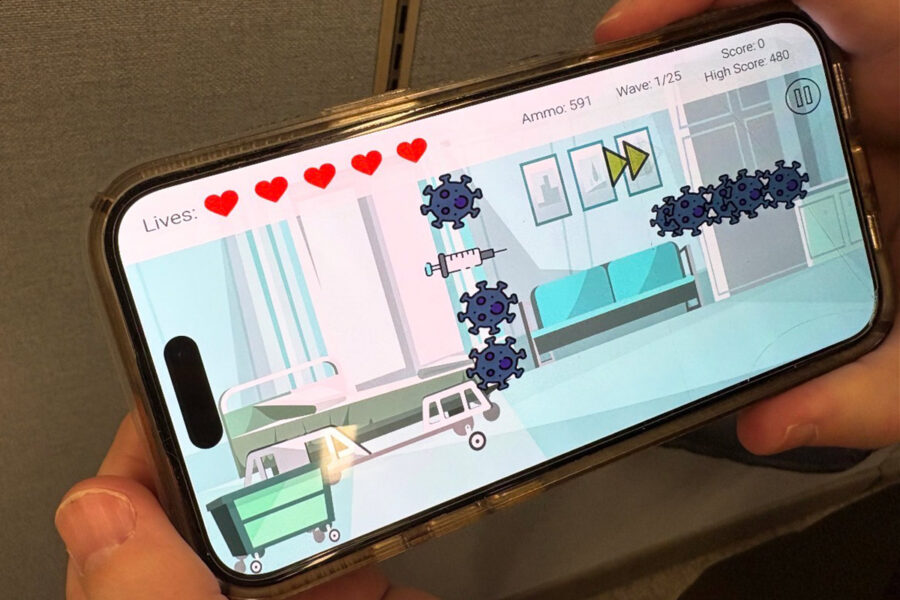 Zoodemic video game during gamplay