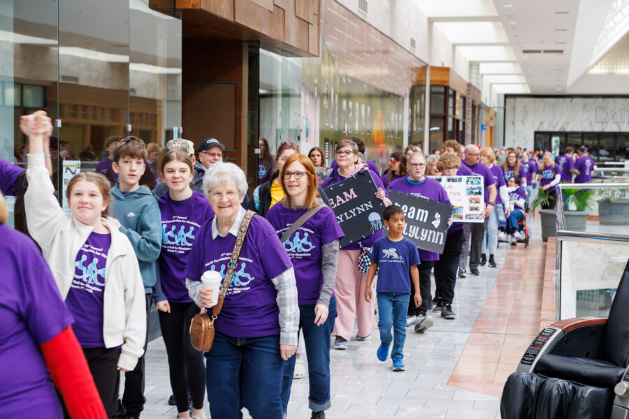 More than 300 participants attended the Walk and Roll for Disabilities at Oak View Mall in March&period;