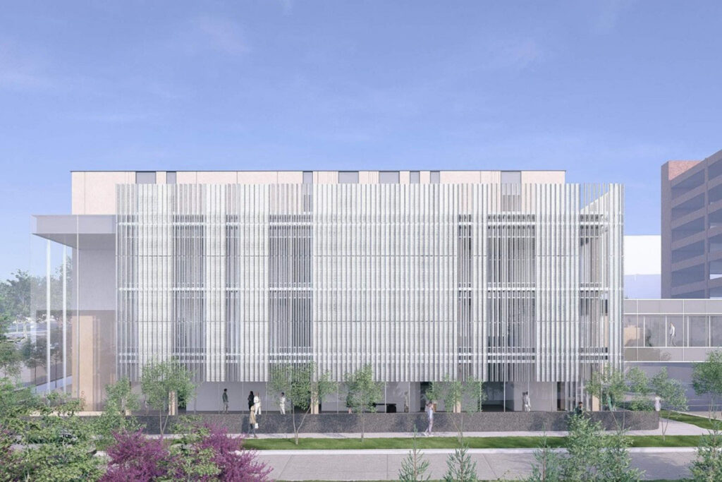 A computer rendering of the newly announced Farnam Health Center