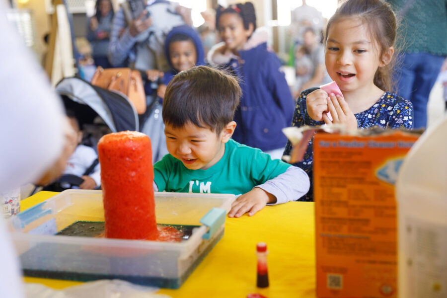 Young science fans attend the 2025 NE SciFest Public Science Expo&period; This year&comma; the free public expo will be held on April 18 at The Durham Museum from 9 a&period;m&period; to noon&period;
