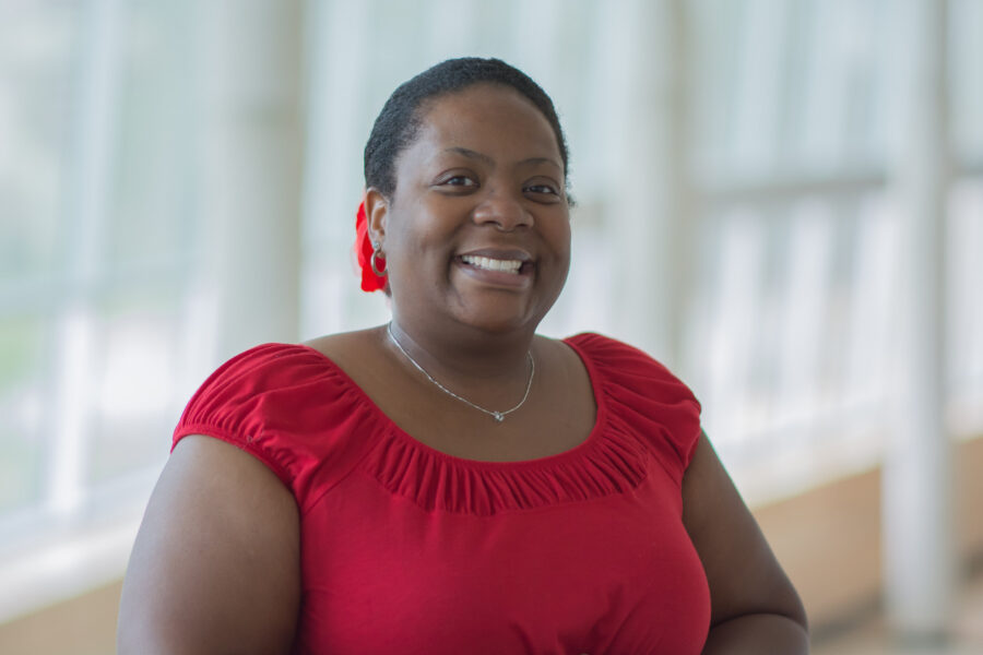 Stacey Coleman&comma; president of the UNMC Staff Advisory Council