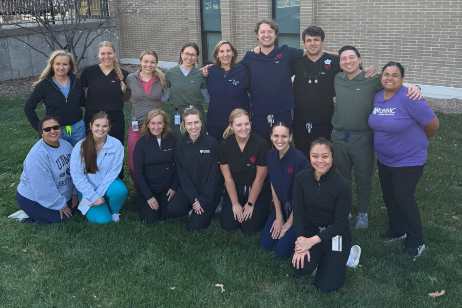 Volunteer faculty&comma; staff&comma; residents and students served children at the April 8 event&period;