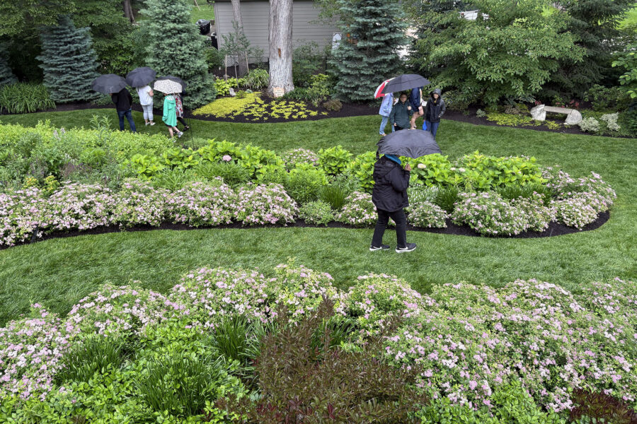 A scene from the Munroe-Meyer Guild's Garden Walk