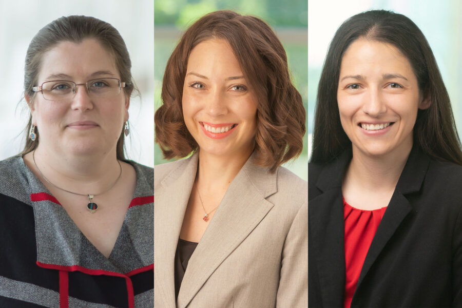 From left&comma; Amy Cutright&comma; MD&comma; Chelsea Navarette&comma; MD&comma; and Aleisha Nabower&comma; MD