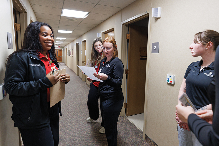 University of Nebraska Medical Center students provide care at the weekly SHARING Clinic Tuesday Jan. 27, 2026.