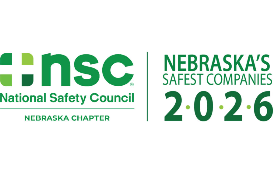 Logo that says nsc National Safety Council Nebraska Chapter | Nebraska's Safest Companies 2026