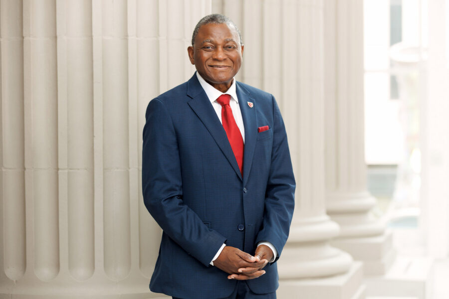UNMC Chancellor H&period; Dele Davies&comma; MD