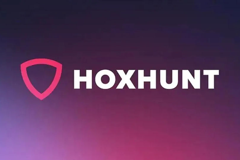 Hoxhunt logo with a shield