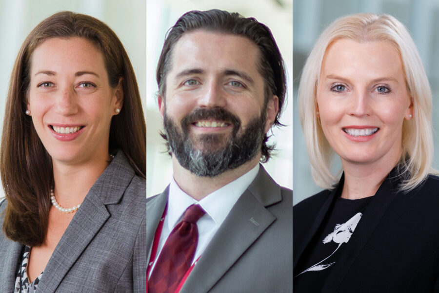 Varner Educator Laureates Abbey Fingeret&comma; MD&comma; PhD&comma; for 2026&comma; Shaun Grammer&comma; DMSc&comma; for 2025&comma; and Allison Cushman-Vokoun&comma; MD&comma; PhD&comma; for 2024