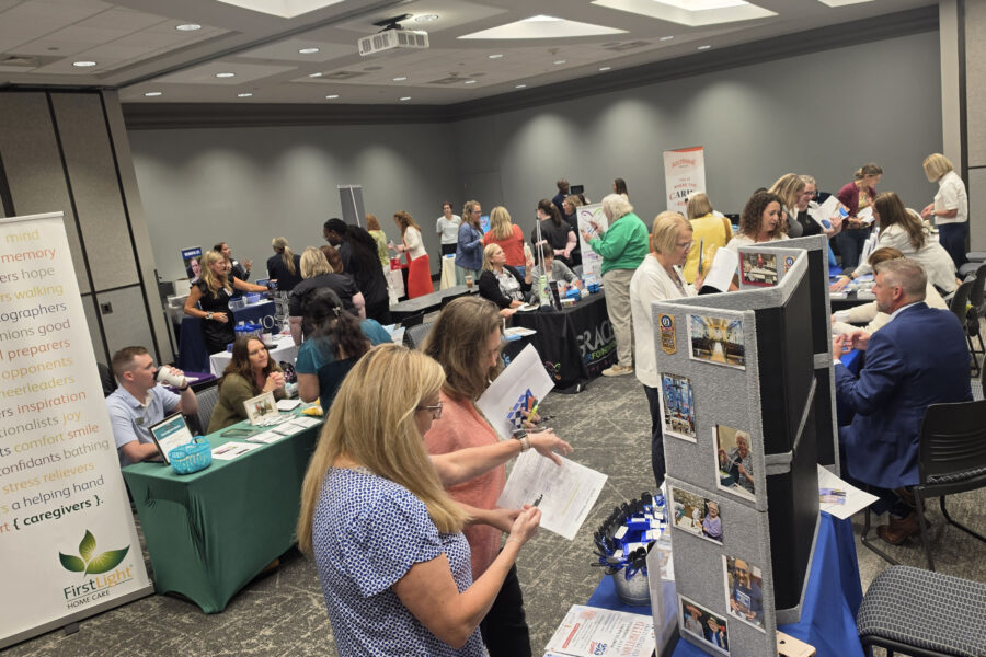 The conference featured an exhibitor and resource room&period;