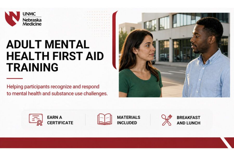 Info Graphic about Mental Health First Aid training