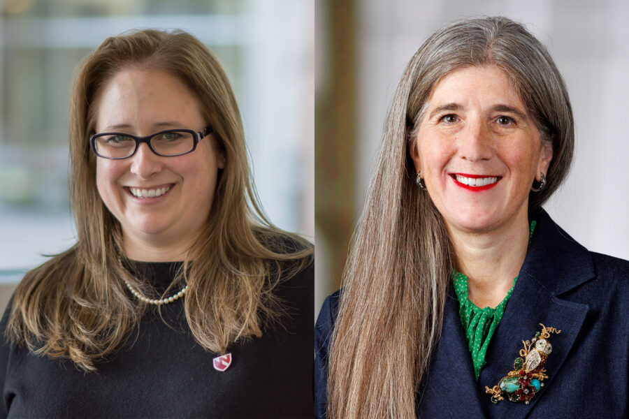 From left&comma; Kate Hyde&comma; PhD&comma; and Kathleen Moore&comma; MD