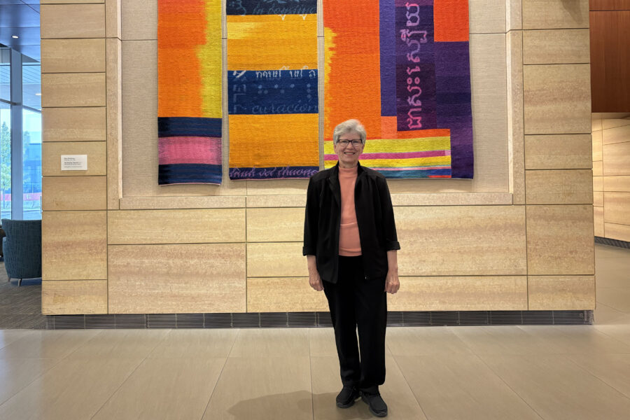 SuAnn Witt visited UNMC in September&period;