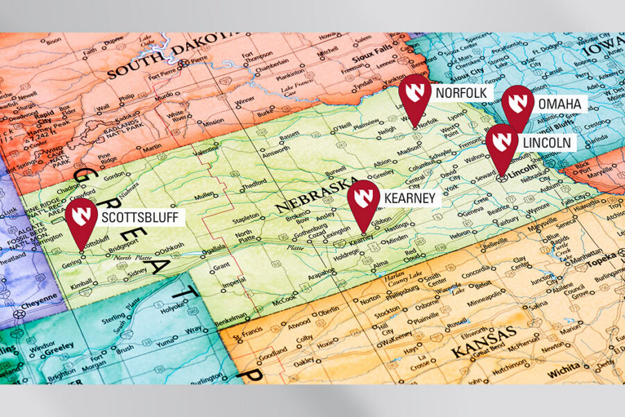 The UNMC College of Nursing offers its BSN program at five brick-and-mortar divisions across the state of Nebraska&period;
