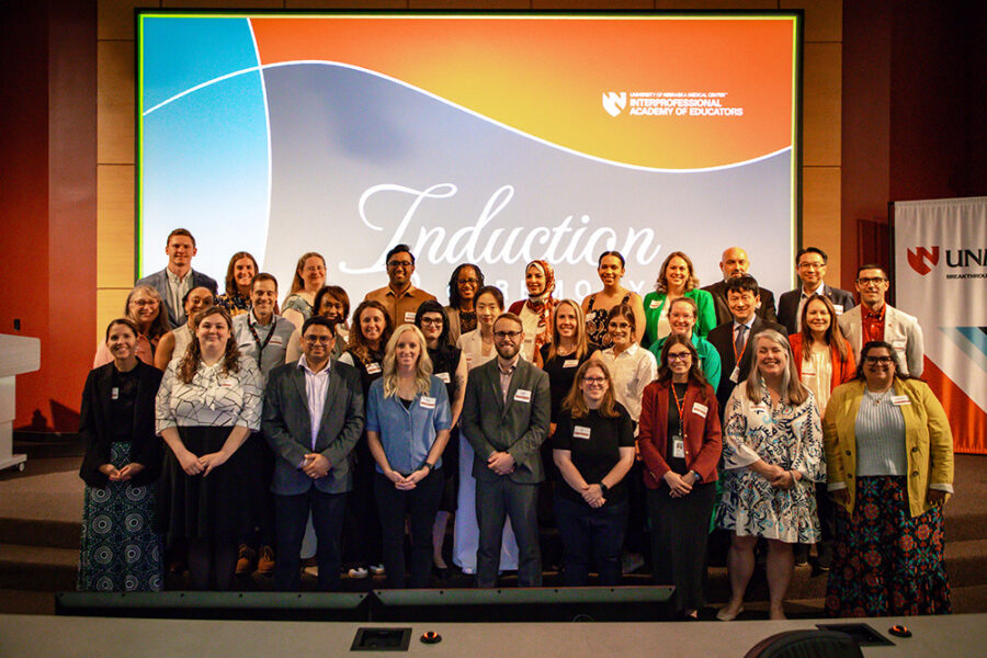 Members of the 2026 Interprofessional Academy of Educators induction class