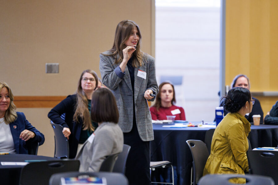 Laura Brooks Dueland&comma; PhD&comma; gave the keynote speech at the 2026 InnovatED Symposium&period;