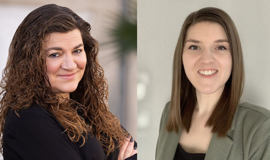 From left&comma; BHECN's Denise Pecha and Alyssa Spartz