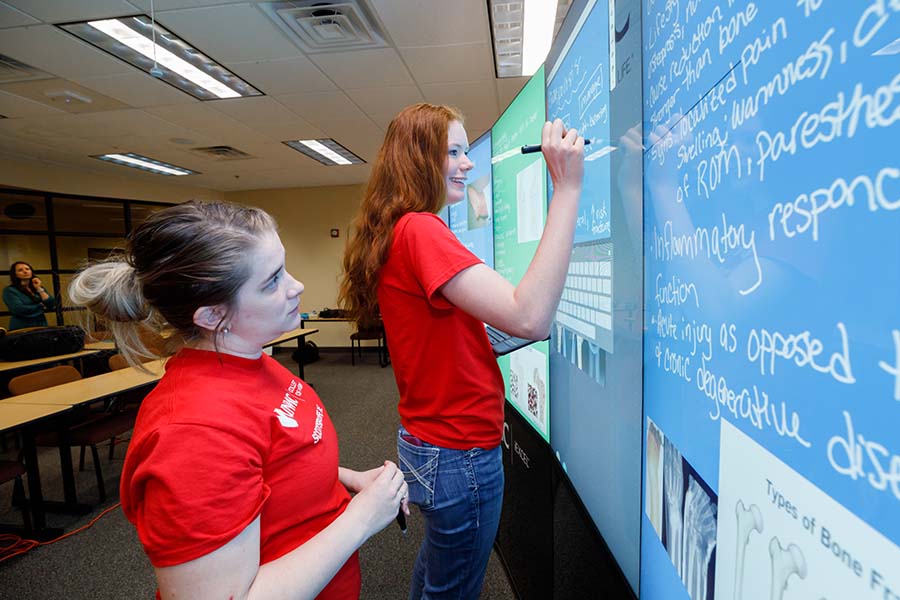 Students at iWall