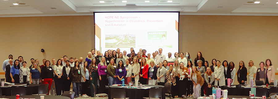 HOPE-NE Symposium group photo of all attendees and presenters