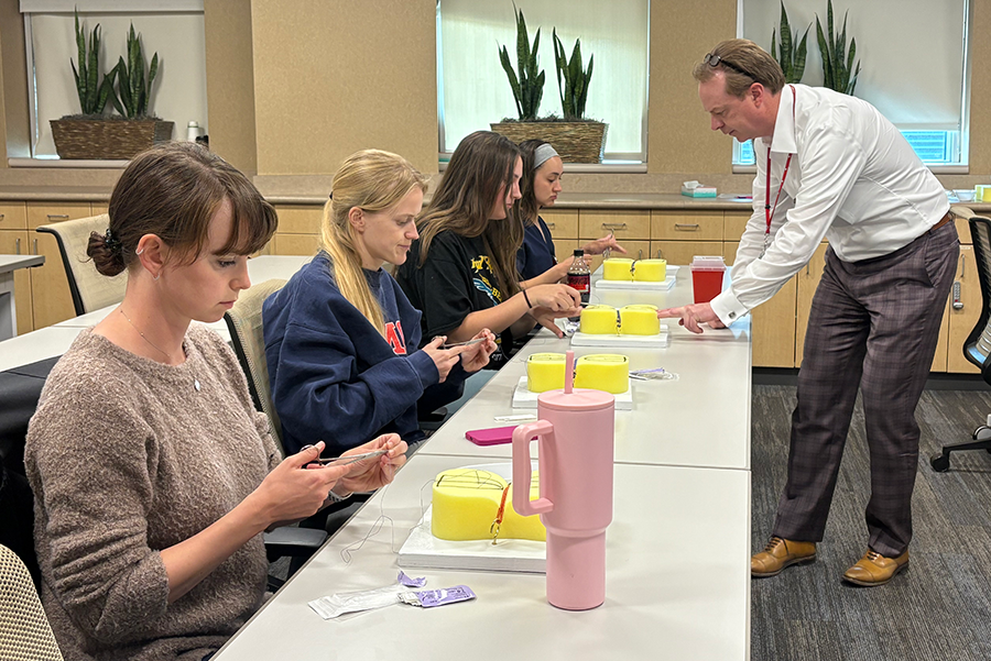Simulated perineal laceration repair