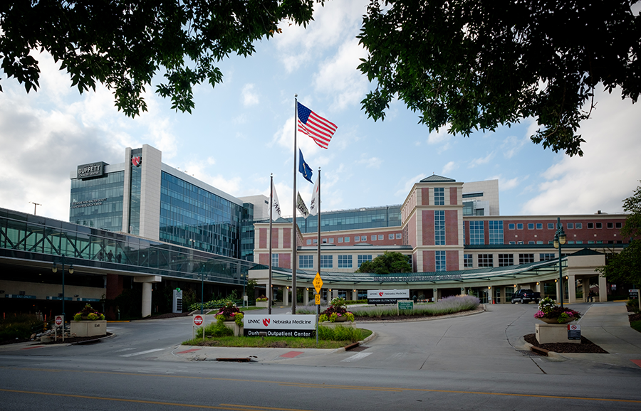 Nebraska Medicine Durham Outpatient Center exterior view of the building