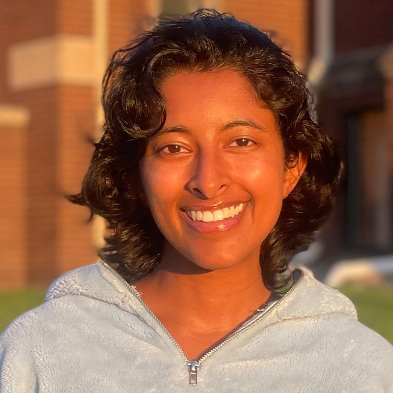 Jainaha Srikumar poses for a headshot