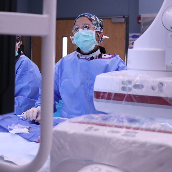 doctor at operating table