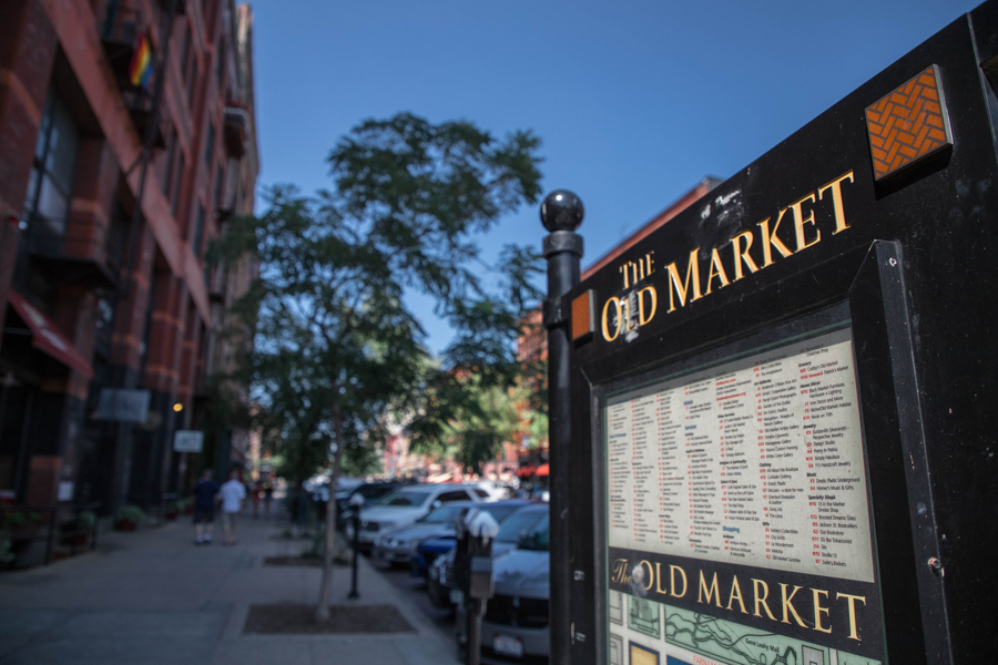 Old Market in downtown Omaha