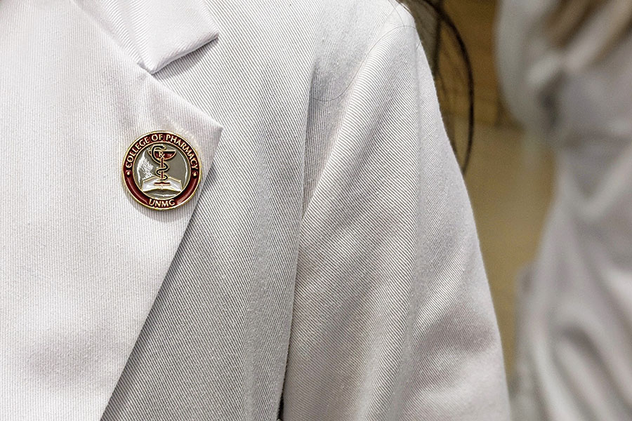 White coat pin